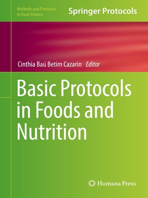 cover image of Basic Protocols in Foods and Nutrition